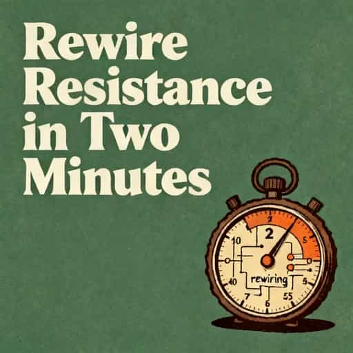 Обложка книги The Two-Minute Rule: Rewiring Your Resistance