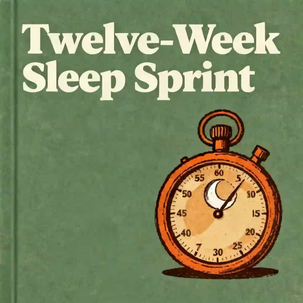 Copertina del libro The 12-Week Sleep Sprint