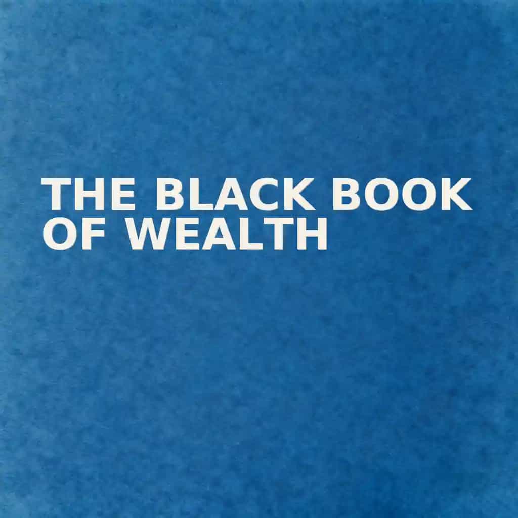 The Black Book of Wealth 책 표지