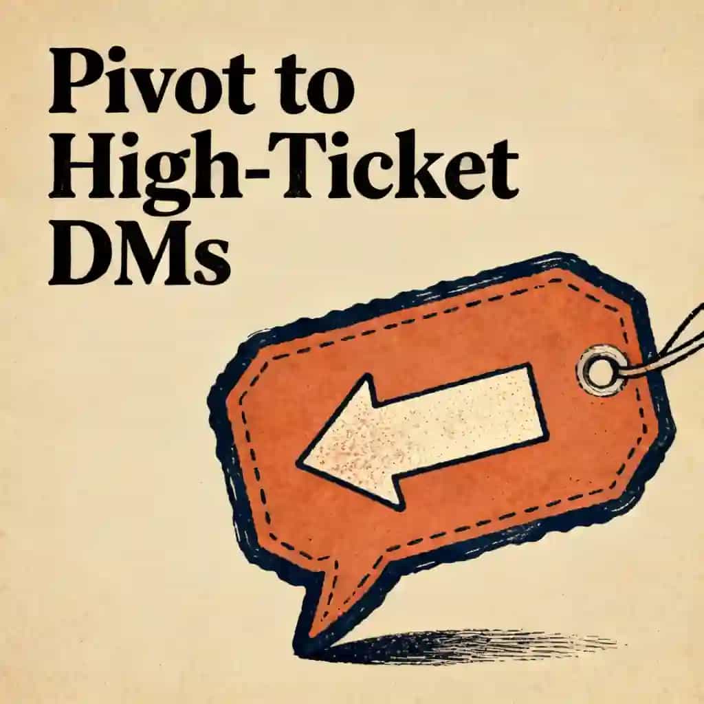 Copertina del libro The High-Ticket DM Pivot