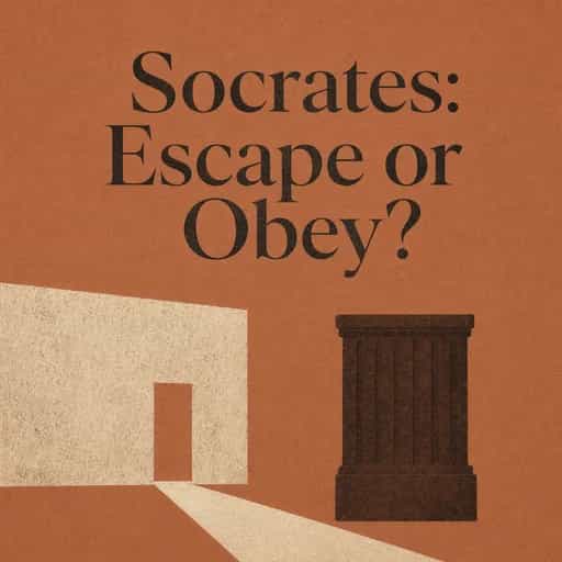 Should Socrates Have Escaped Death? Ancient Dilemma 책 표지