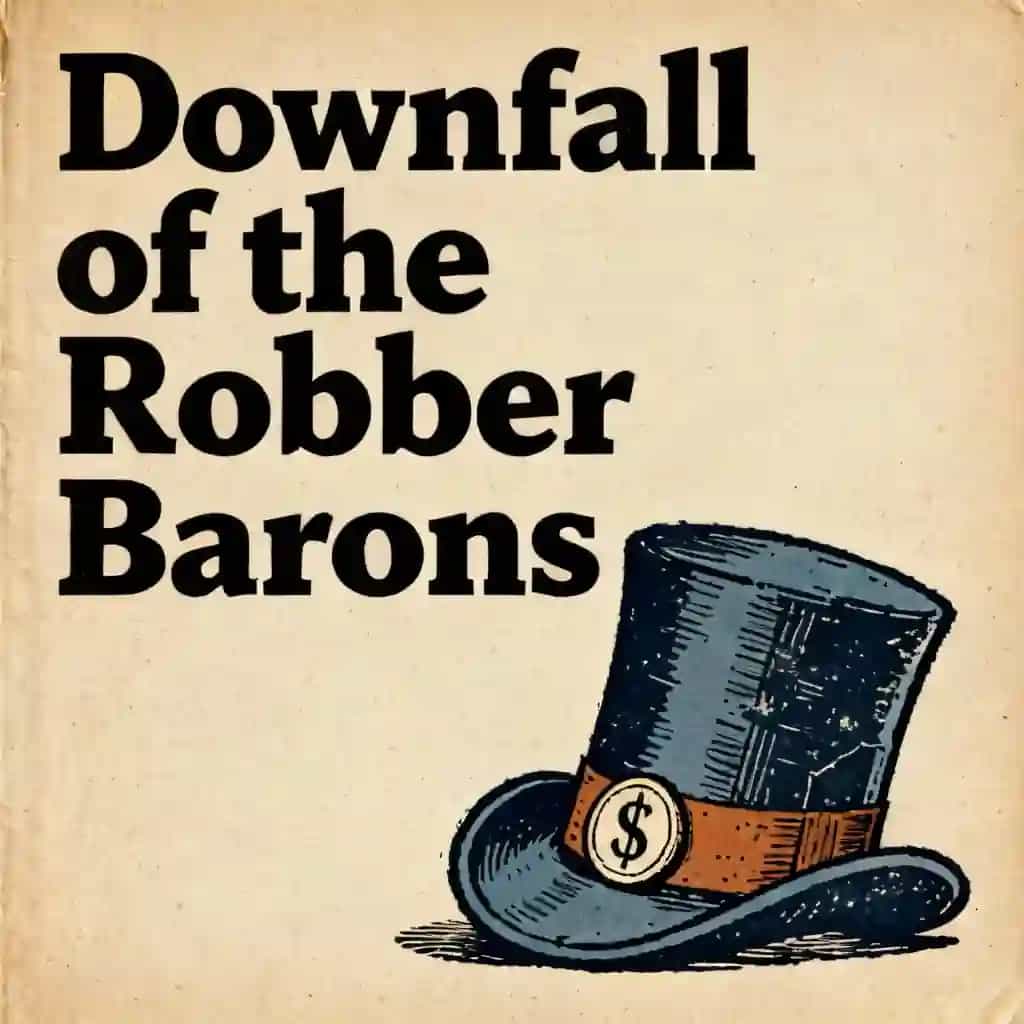 Copertina del libro The Fall of the Robber Barons