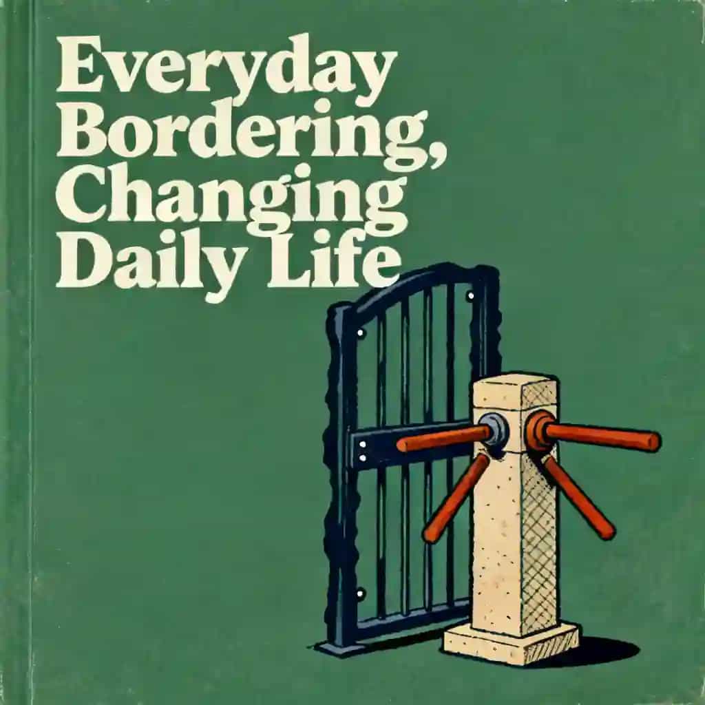 Buchcover von Everyday bordering and how it changes daily life