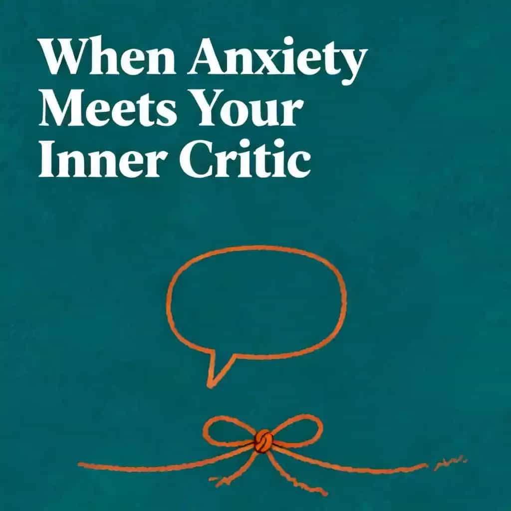 Couverture du livre When Anxiety Meets Your Inner Critic: A Compassionate Response