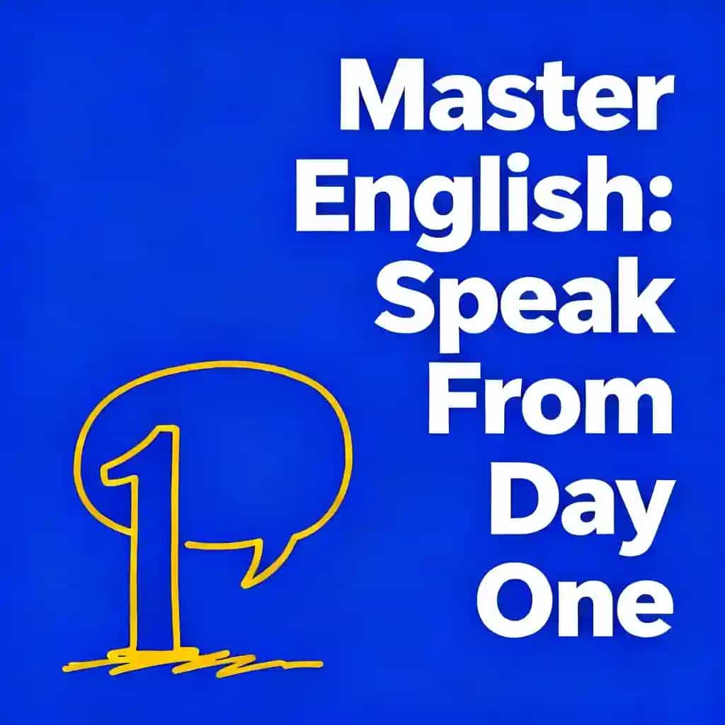 Master English: Speak From Day One Guide 책 표지