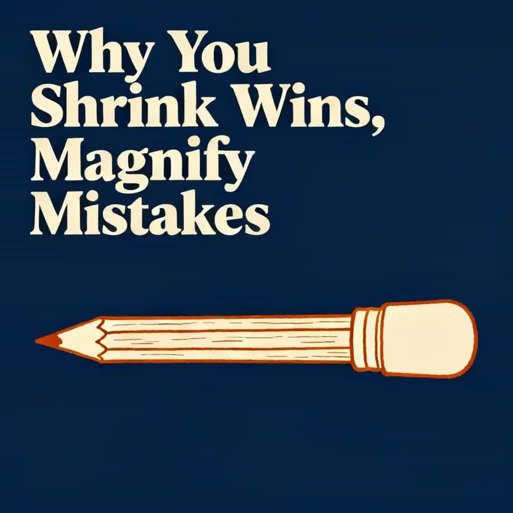Copertina del libro Why You Downplay Your Wins and Spotlight Mistakes