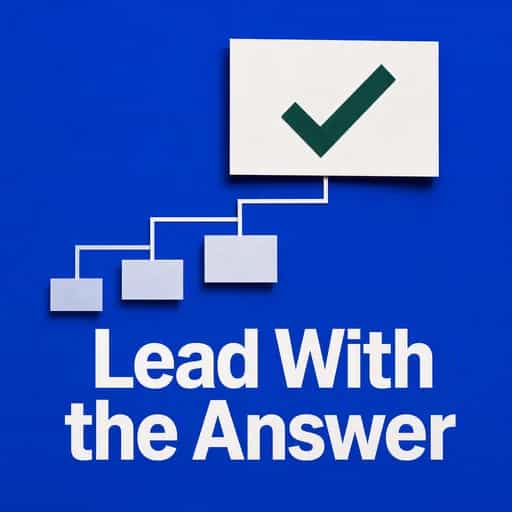 Couverture du livre Executive Influence: Leading with the Answer