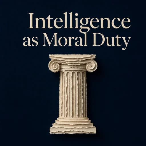 The Moral Obligation to Be Intelligent: Why Truth is a Duty