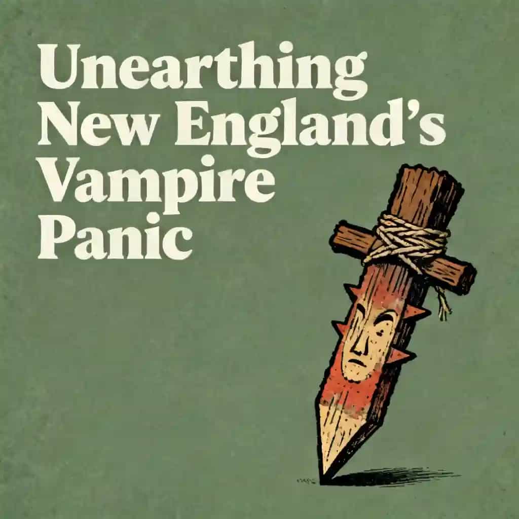 Copertina del libro New England's Real Vampire Panic History