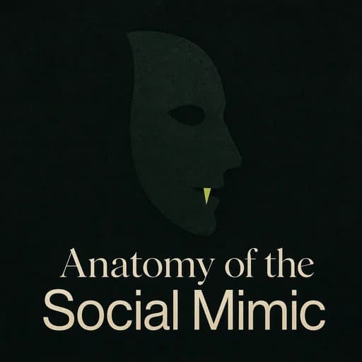 The Mimic: Anatomy of a Social Predator & Behavioral Mimicry