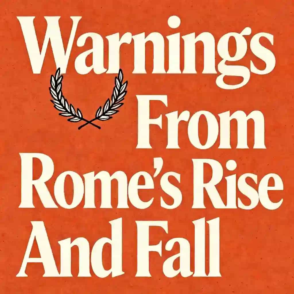 Buchcover von Rome's Rise and Fall: Timeless Civilizational Warnings
