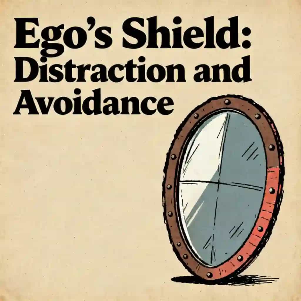 Portada del libro The Ego’s Shield: Distraction and Avoidance