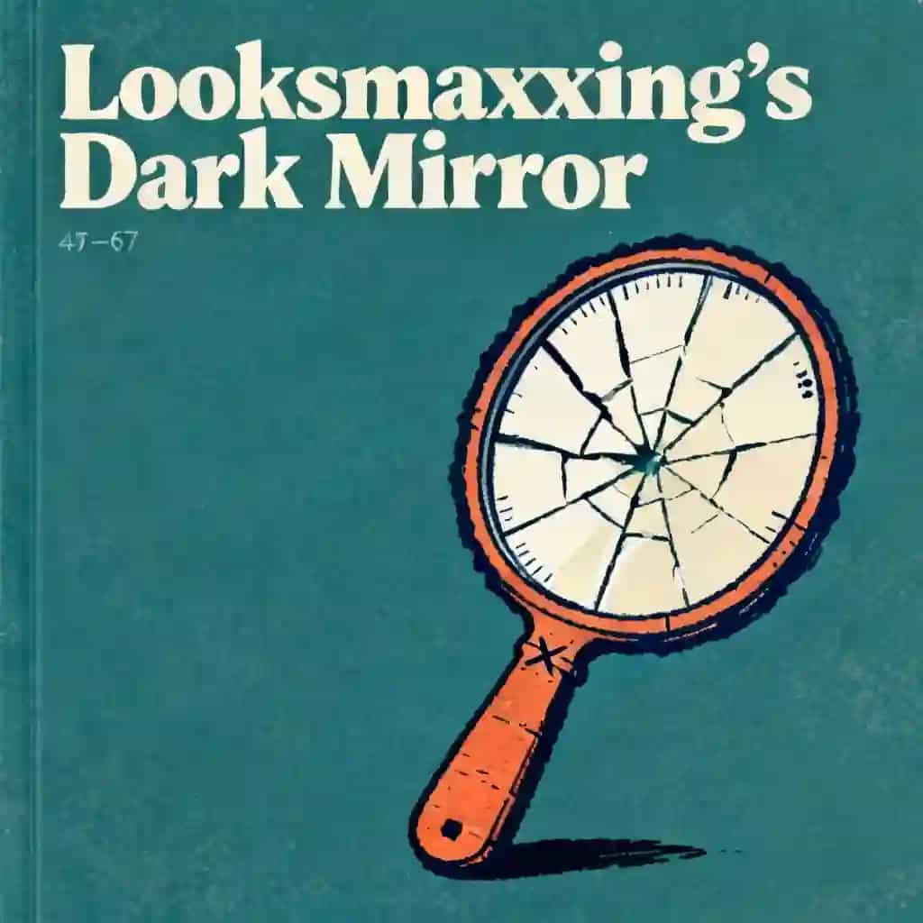 Copertina del libro The Dark Side of Looksmaxxing