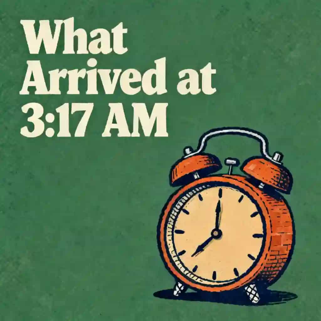 Copertina del libro The 3:17 AM Encounter