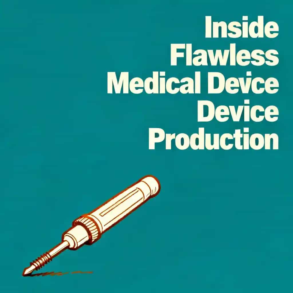 The Hidden Engineering Behind Flawless Medical Device Production book cover