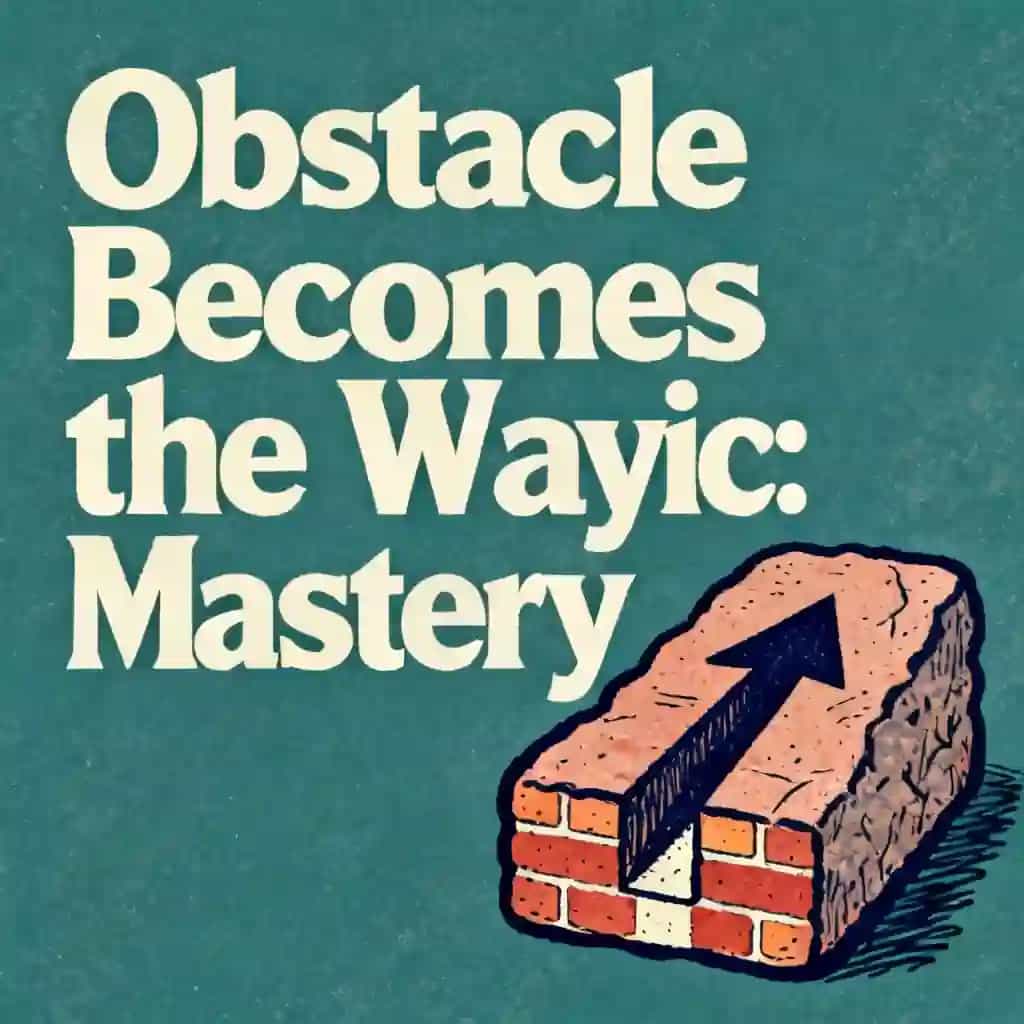 Couverture du livre The Obstacle Is the Way: Stoic Mastery