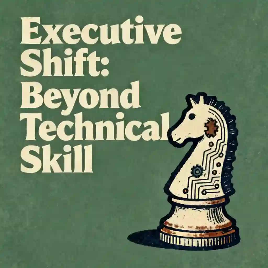 The Executive Shift: Beyond Technical Skill 책 표지