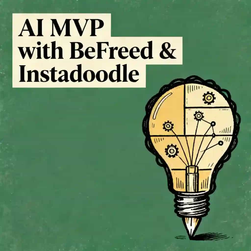Capa do livro Build an AI MVP with BeFreed and Instadoodle