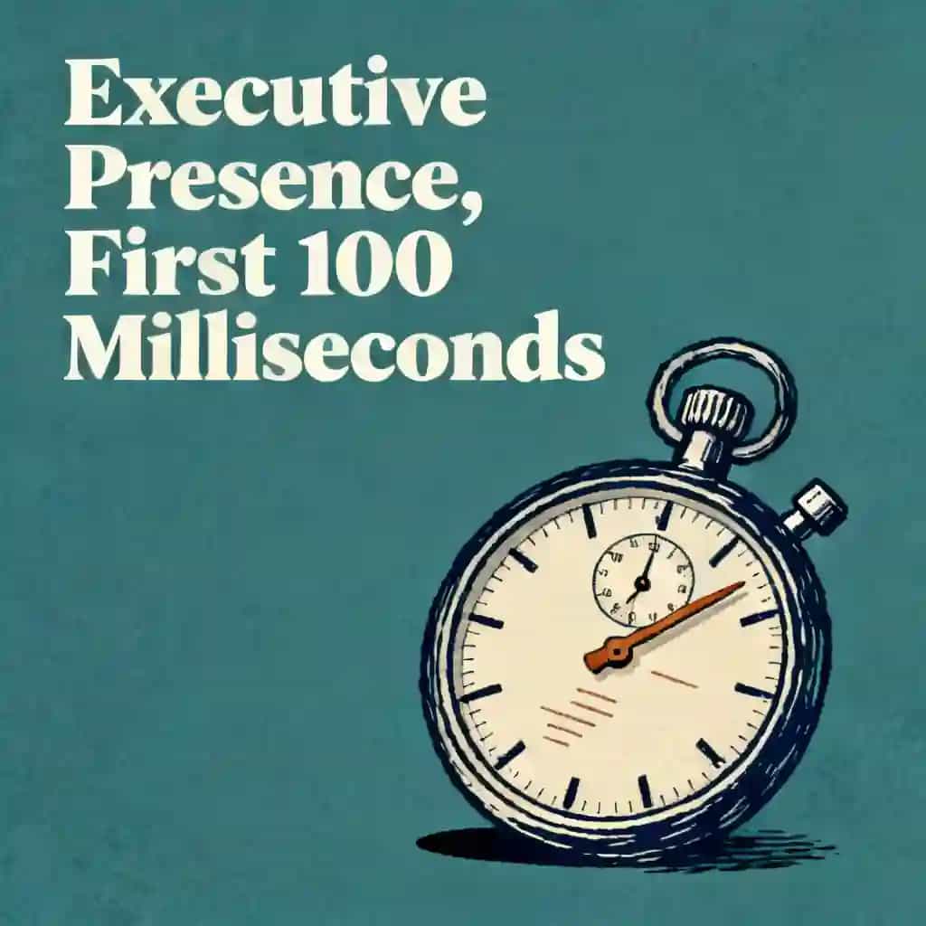 Executive Presence: The First 100 Milliseconds 书籍封面