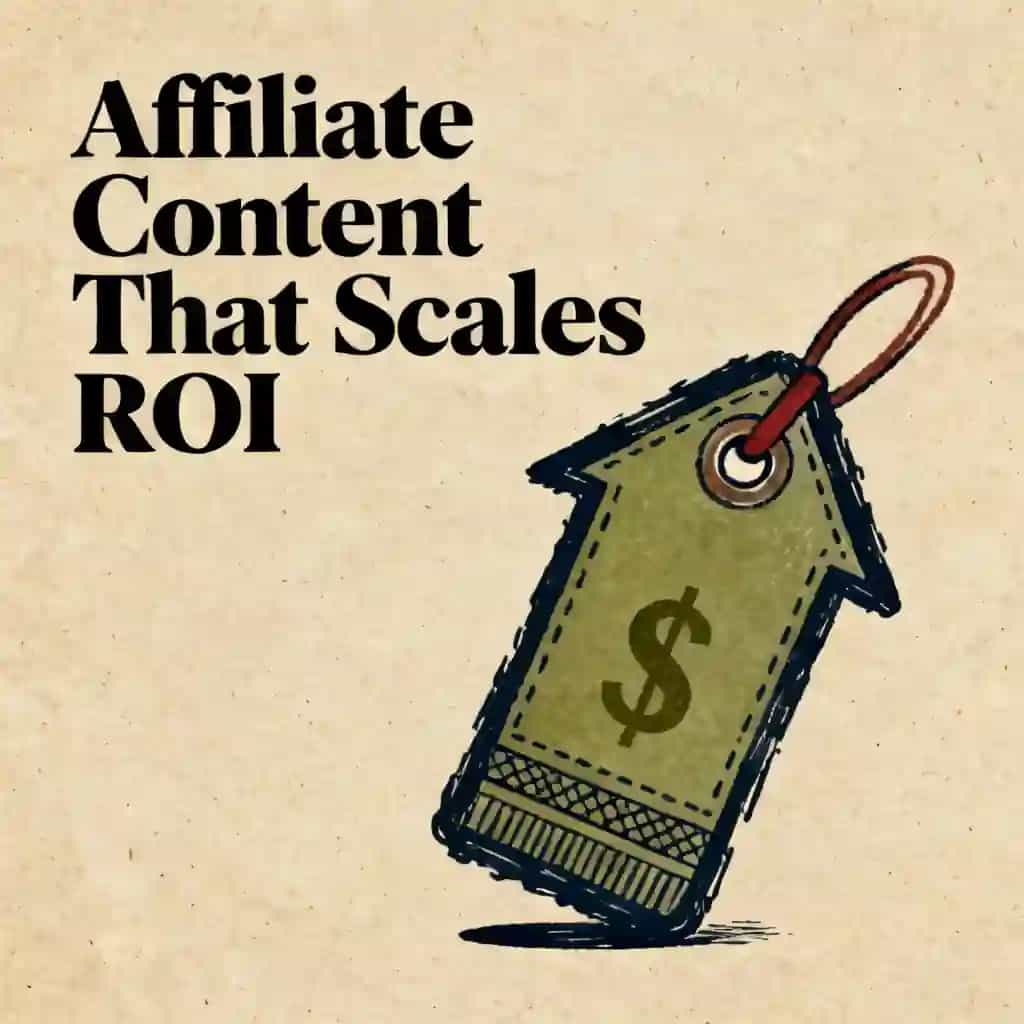 Capa do livro Affiliate marketing content that scales your ROI