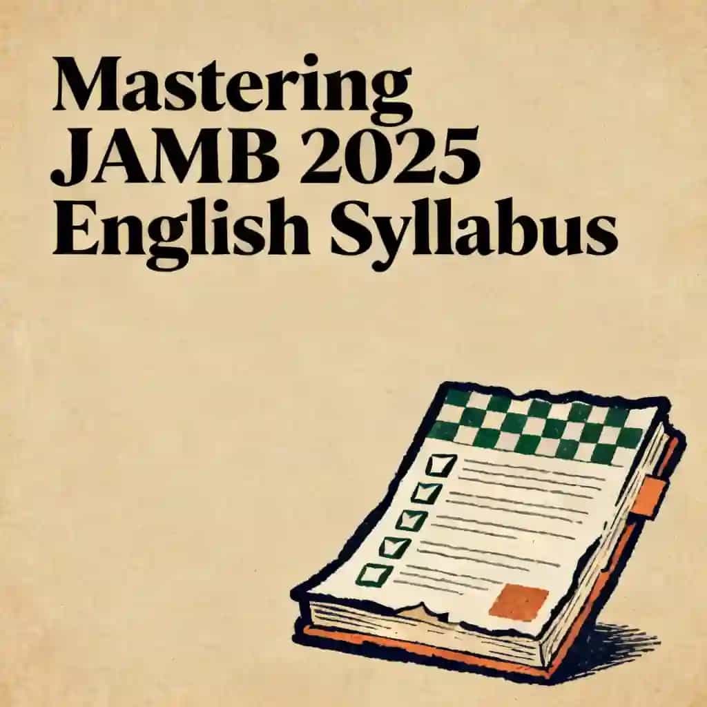 Mastering the JAMB 2025 English Syllabus 책 표지