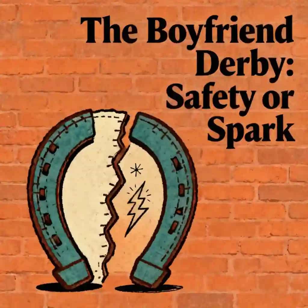 The Boyfriend Derby: Choosing Between Safety and Spark book cover