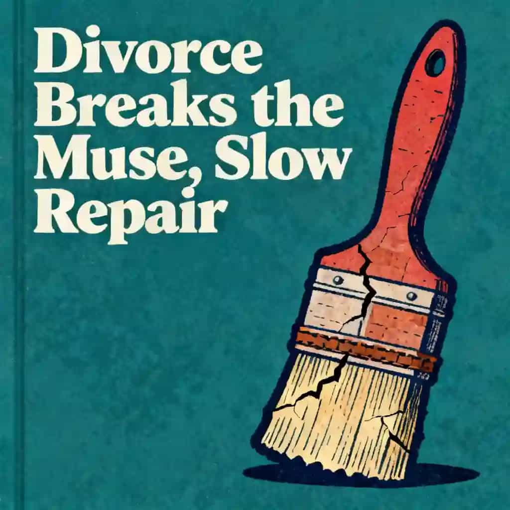 Capa do livro When Divorce Destroys Creative Confidence, Slow Heals