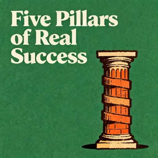 Copertina del libro The Five Pillars of Real Success