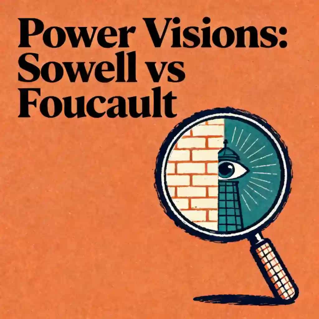 Visions of Power: Sowell vs. Foucault book cover