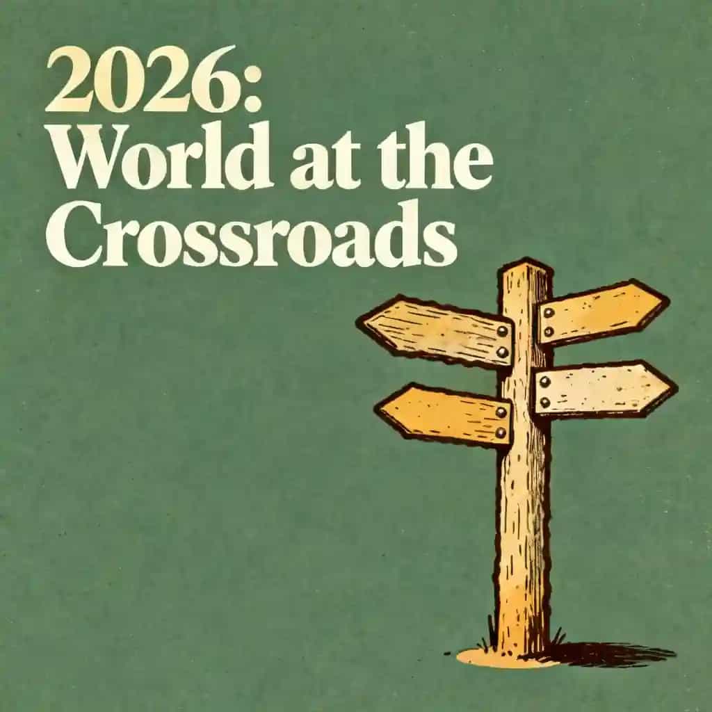 Portada del libro 2026: A World at the Crossroads