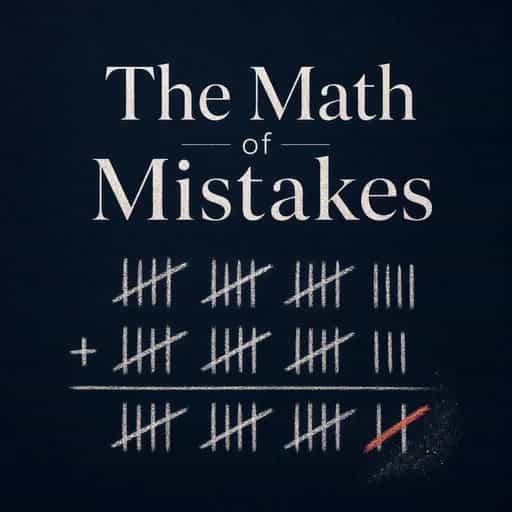 Couverture du livre The Math of Our Mistakes