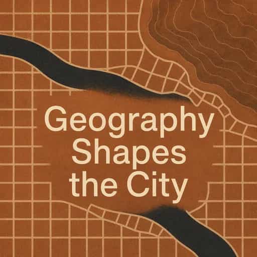 Capa do livro The Silent Architect: How Geography Shapes the City
