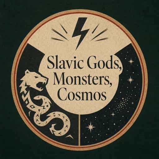 Обложка книги Ancient Slavic Gods, Cryptids & Cosmic Mysteries