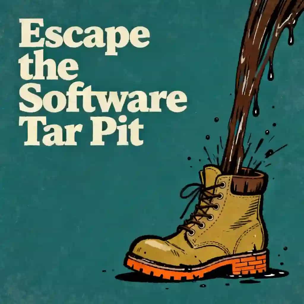 Breaking Free From Software Development's Tar Pit 책 표지