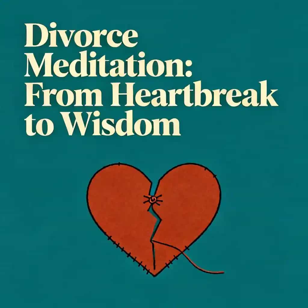 Meditation for Divorce: Transforming Heartbreak into Emotional Wisdom 书籍封面