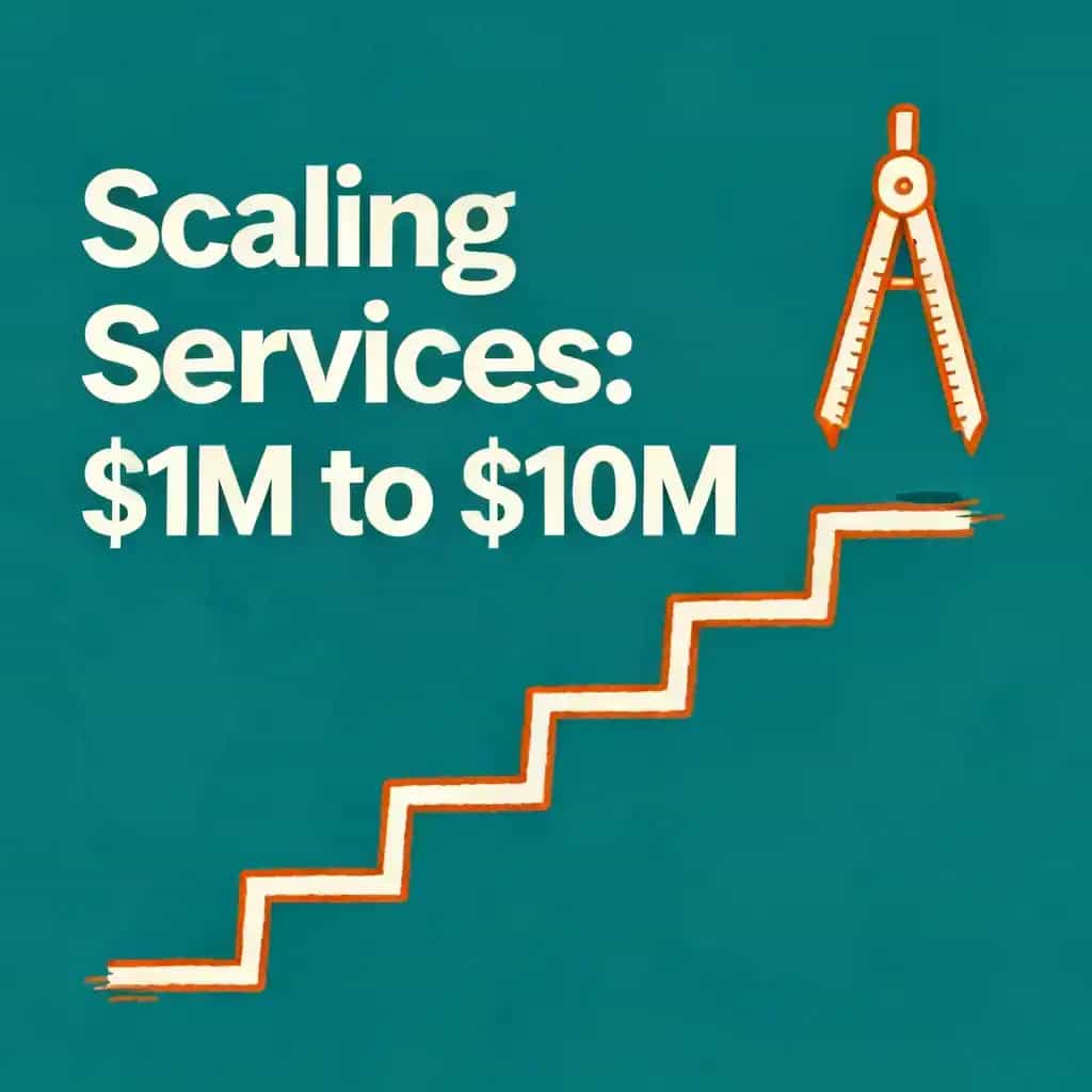 Capa do livro From $1M to $10M: The Service Business Scaling Blueprint