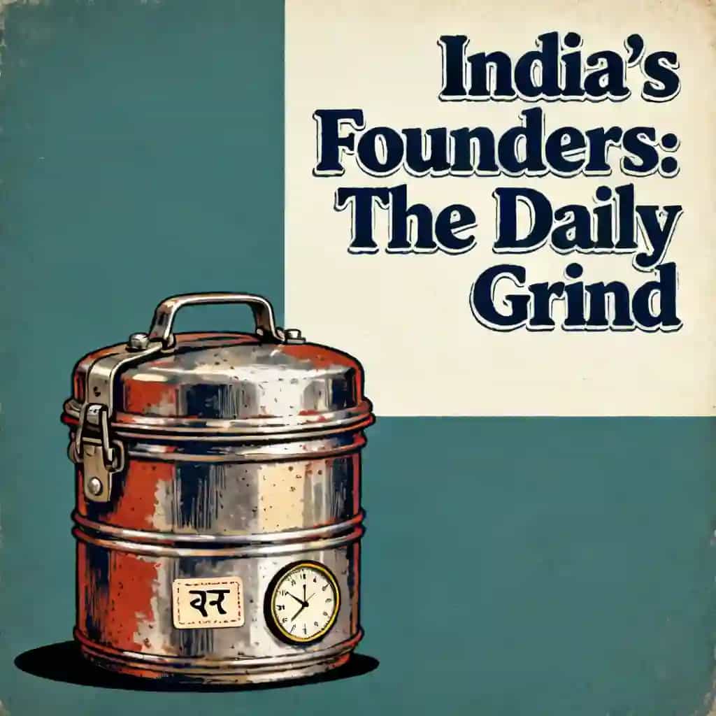 Indian startup founders and the reality of the grind 책 표지