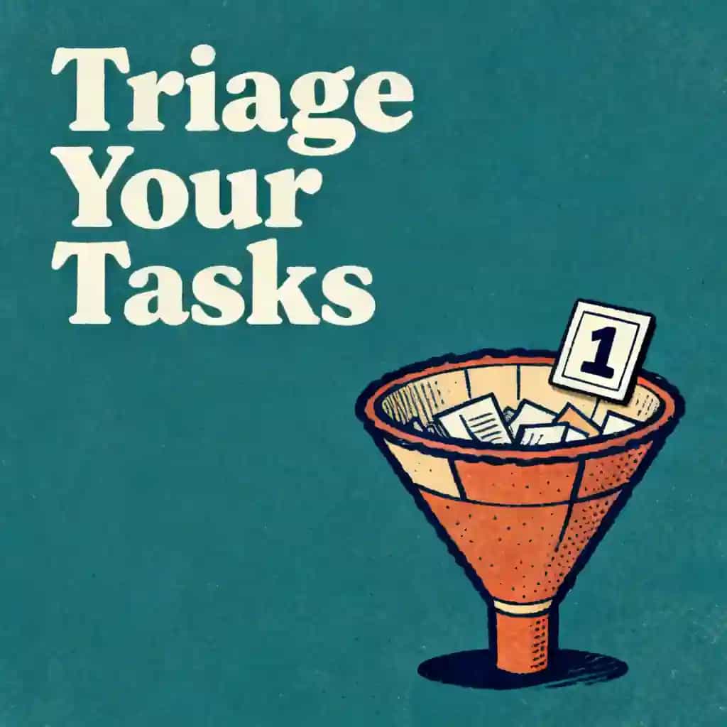 Prioritizing tasks when you feel overwhelmed book cover