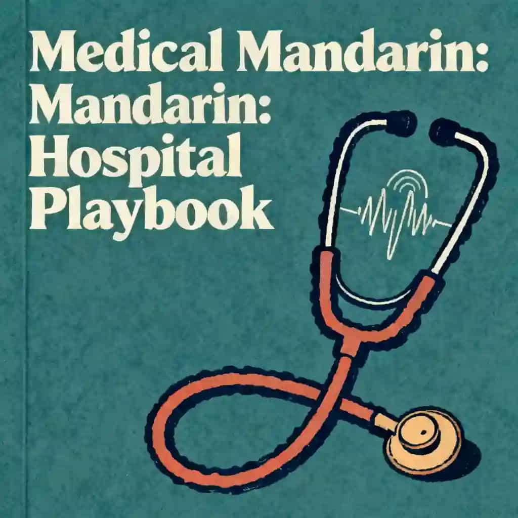 Medical Mandarin: The Hospital Playbook book cover