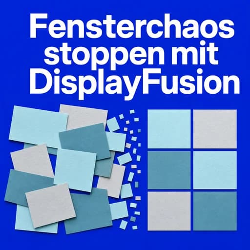 DisplayFusion Pro: Fenster-Chaos auf mehreren Monitoren lösen