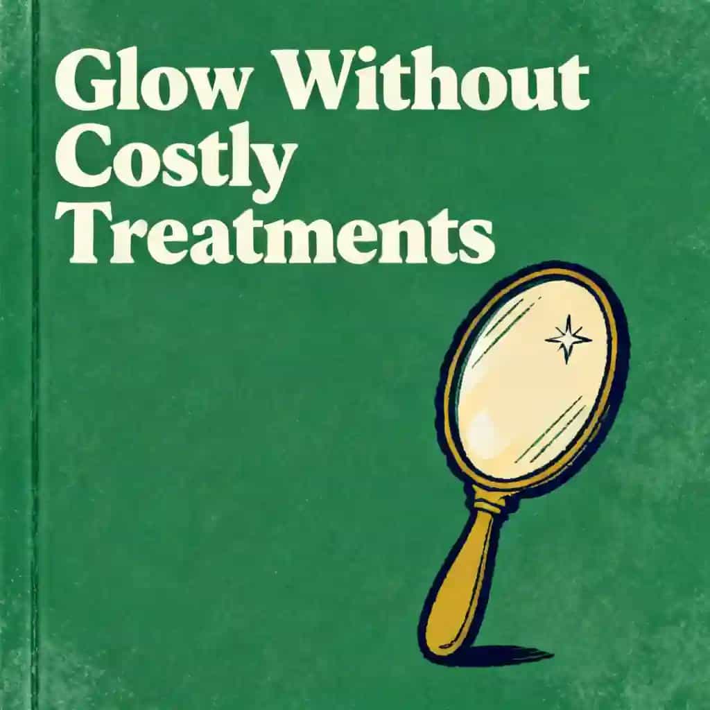Buchcover von Glowy skin doesn't require expensive treatments