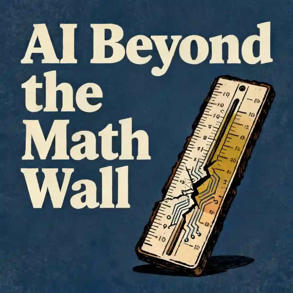 Capa do livro AI and the End of the Math Wall