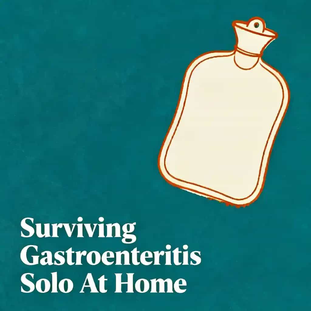 Surviving Gastroenteritis Solo: Complete Home Recovery Guide book cover
