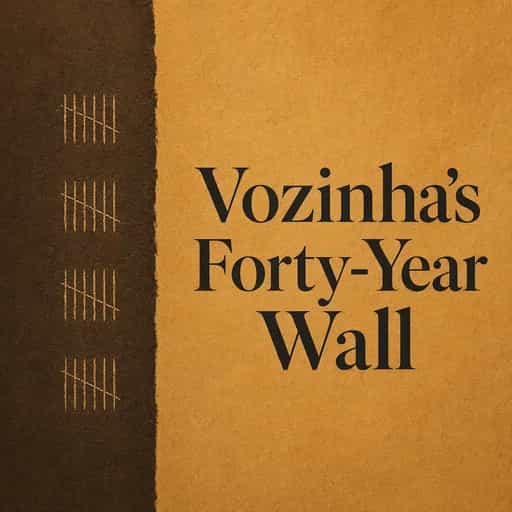 Vozinha: The 40-Year-Old Wall book cover