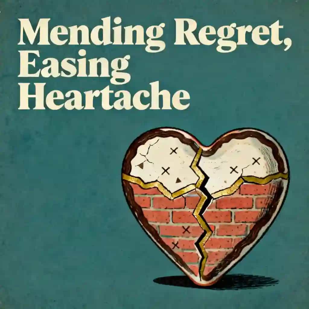 Healing from regret and the pain of heartache book cover