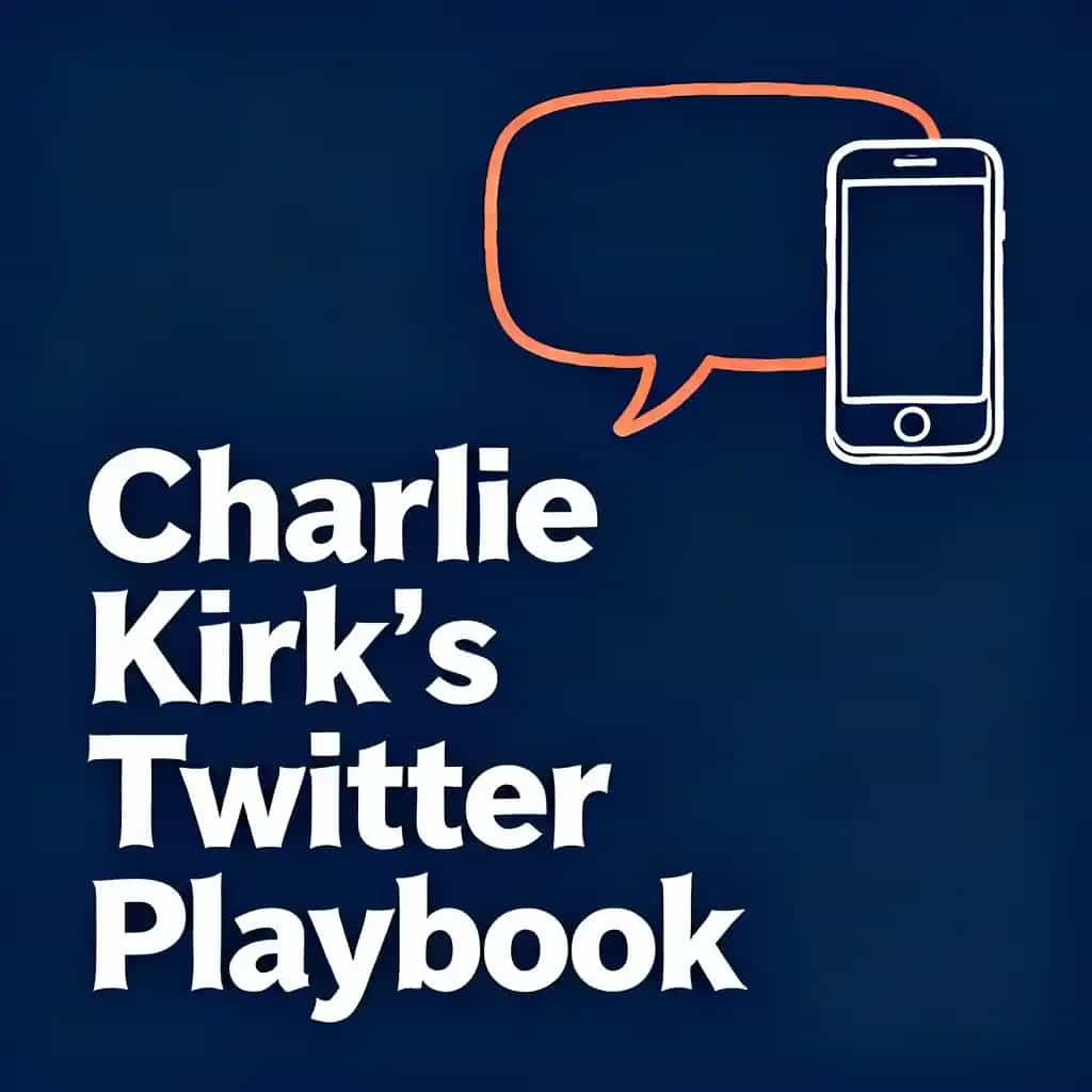 Charlie Kirk's Twitter: The Digital Playbook That Changed Politics Forever book cover