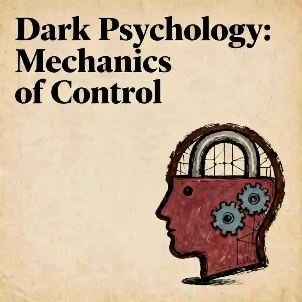 Copertina del libro Dark Psychology: The Mechanics of Control