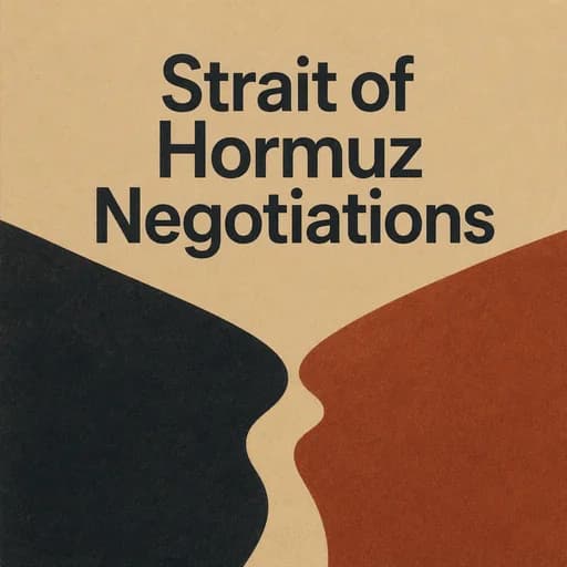 Negotiation in the Strait of Hormuz: Leverage and Standoffs