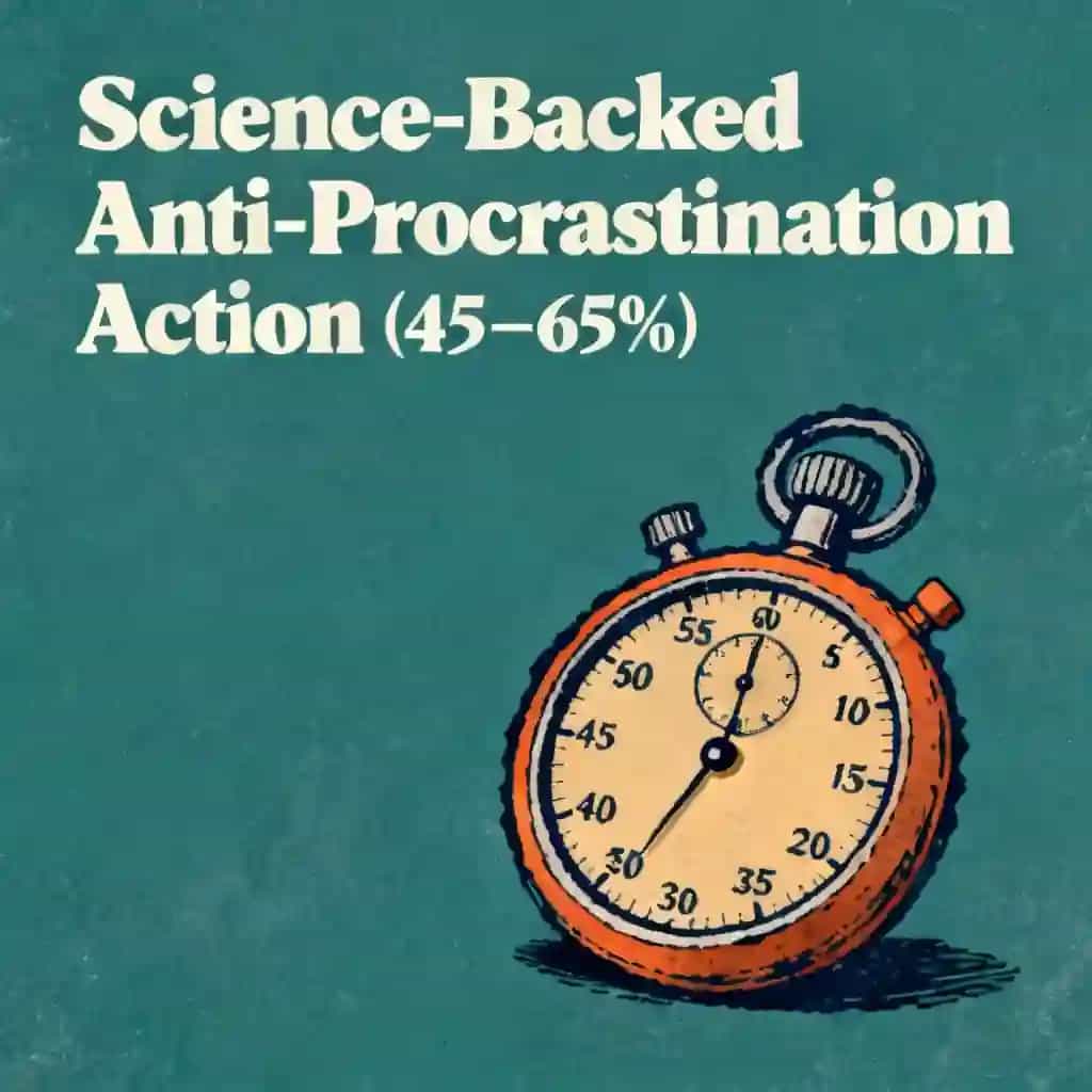 Portada del libro Beat Procrastination: Science-Based Action Strategies