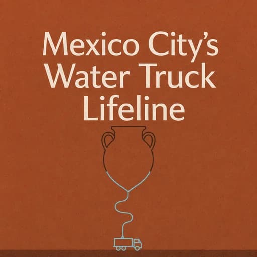 Mexico City: The Water Truck Lifeline and Infrastructure Crisis